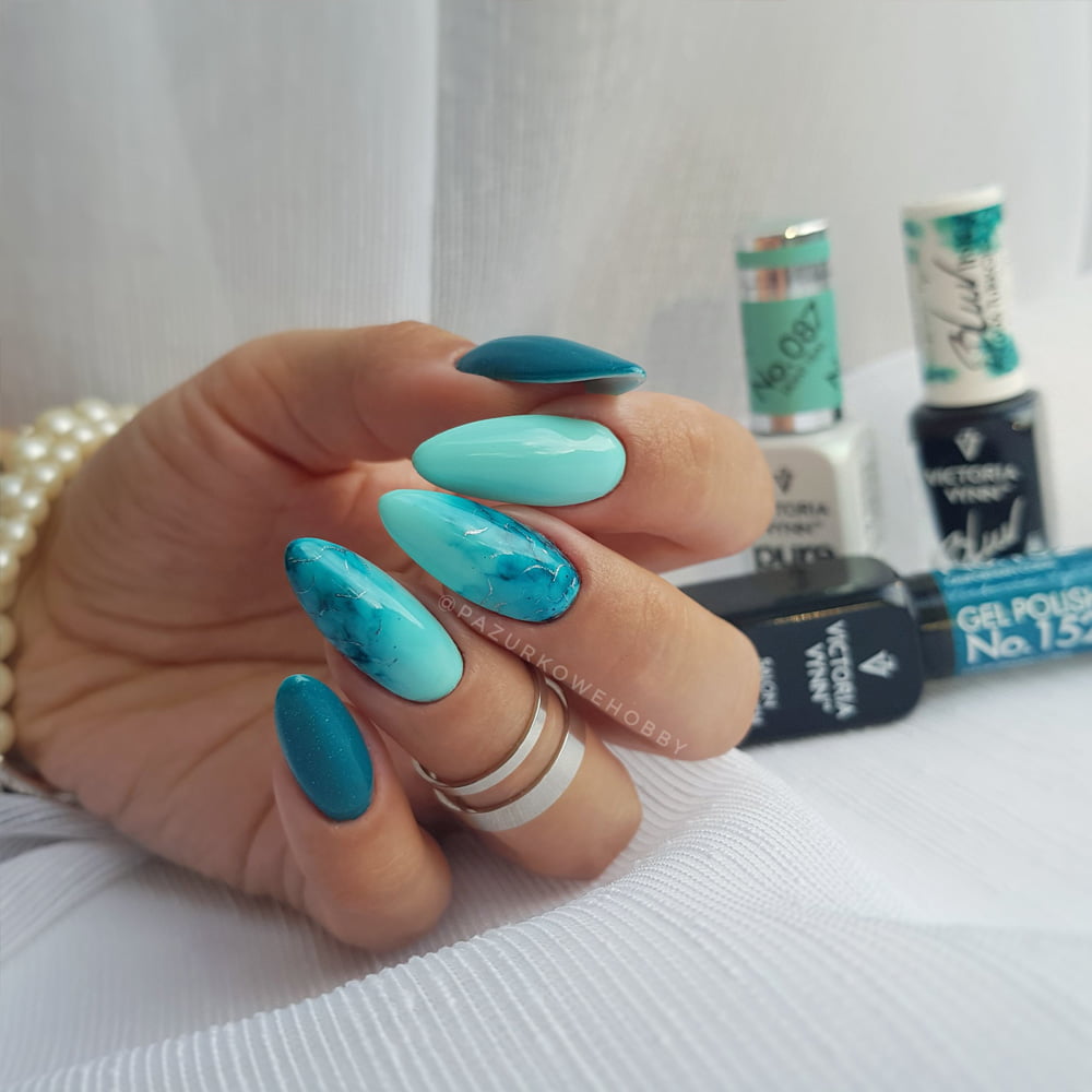 Blur Ink (Marble Nails Effect for Gel Polish) 8 Marble Nails Blur Ink 1 2