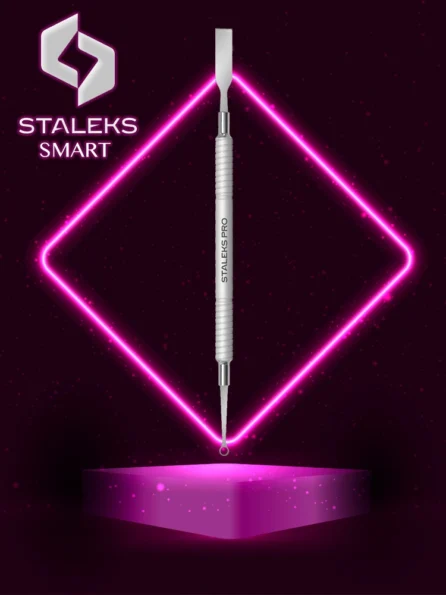 Staleks Cuticle Pushers 34 2in1 push back cuticles tool Staleks Smart 80 Type 1 Straight Flat and loop pusher