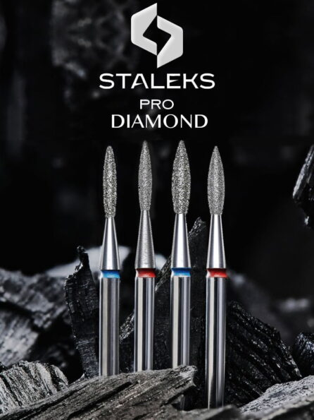 Staleks Nail Bits 40 Staleks Best diamond nail drill bits pointed flame type