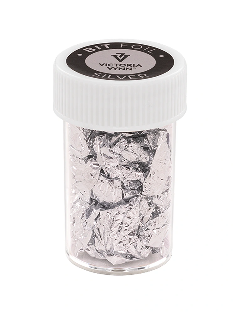 Best Selling Bit Foil for nail art designs Silver Victoria VYNN
