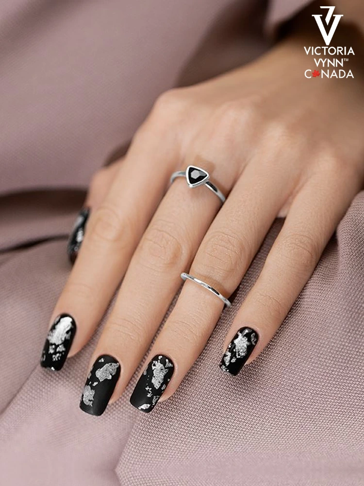 Best Selling Bit Foil for nail art designs Silver Victoria VYNN 1 2