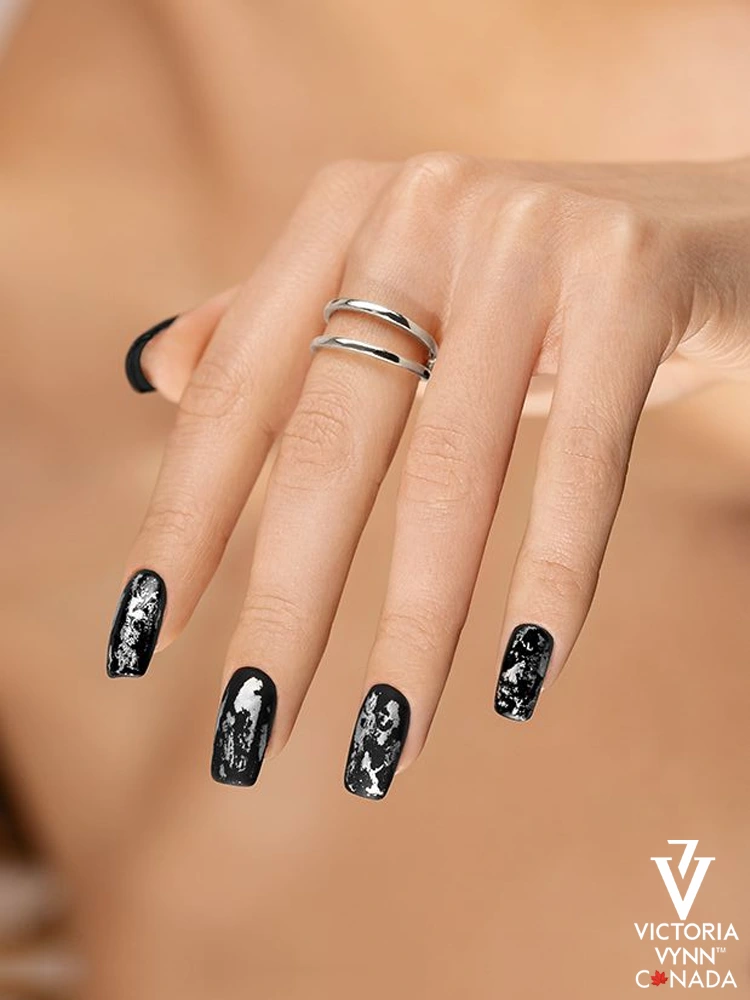 Best Selling Nail Foil Transfer Silver Victoria VYNN
