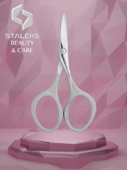 Staleks Cuticle Scissors 4 STALEKS BEAUTY & CARE Nail Cuticle Scissors Curved 10 Type 1