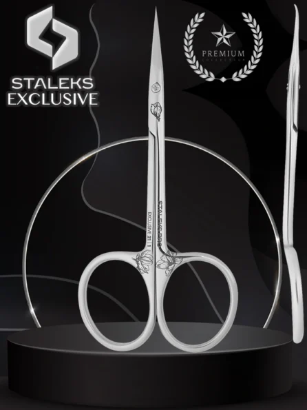 Staleks Cuticle Scissors 21 Staleks Super Fine Curved Cuticle Scissors Exclusive 21