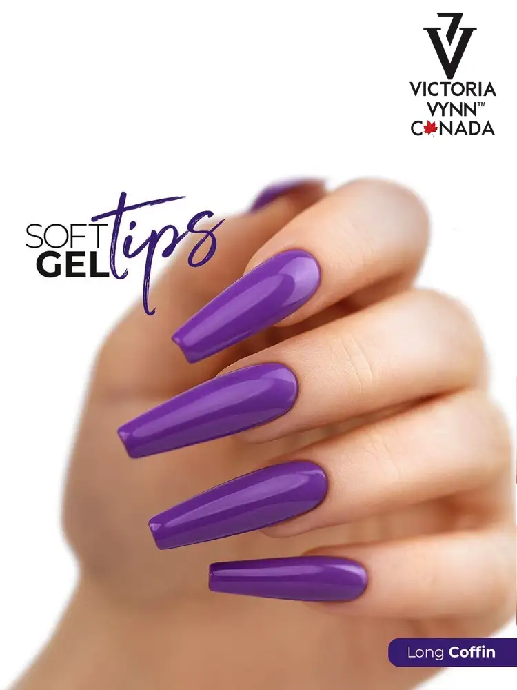 soft gel tips long coffin tips 1 1
