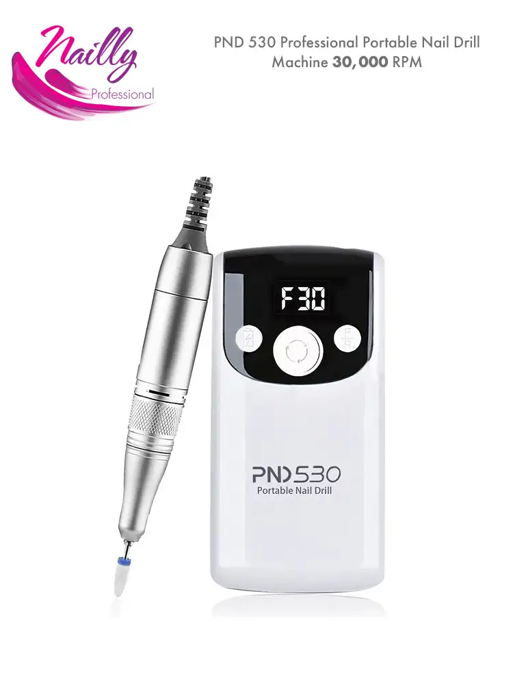 Nailly Professional Cordless Electric Nail File PND 530 30000 RPM 1 2