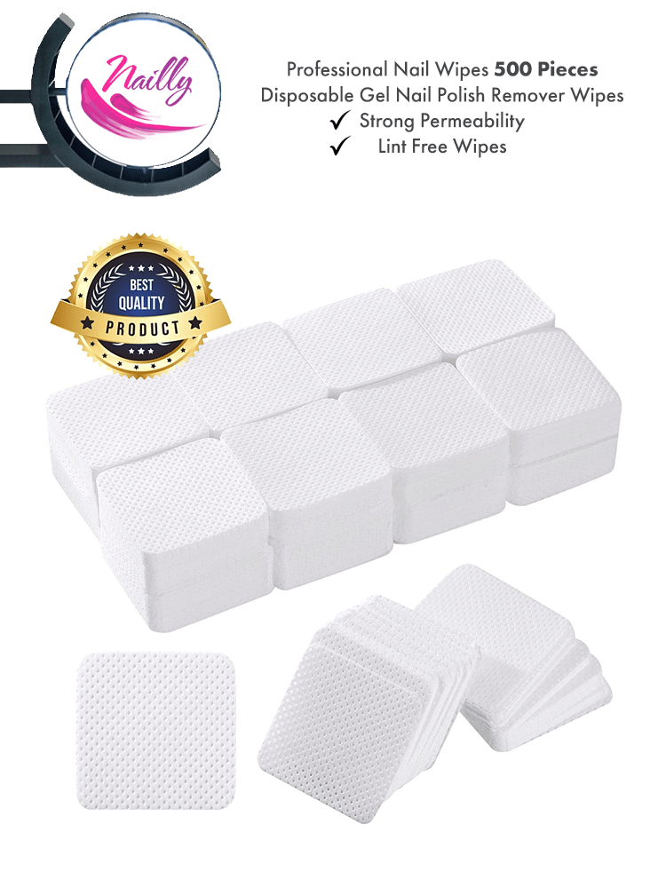 Nailly Professional Lint Free Nail Wipes 500 Pieces 2 Nailly Professional Lint Free Wipes 500 Pieces 2