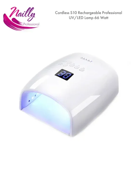 Nailly professional best cordless uv led nail lamp 66watt cordless