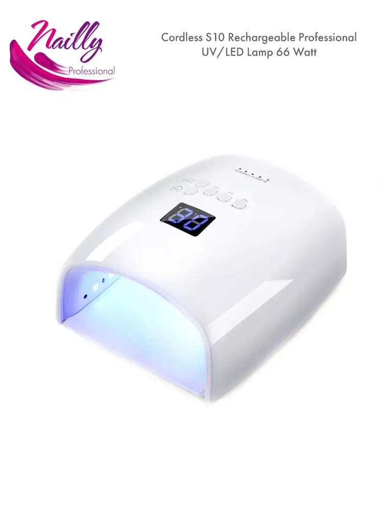 nailly professional Cordless uv led nail lamp 66watt 1 5