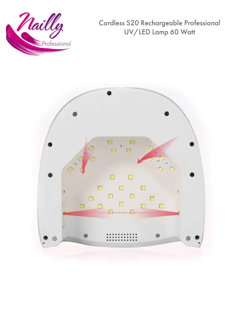 nailly professional best rechargeable uv led nail lamp 60watt 1 2