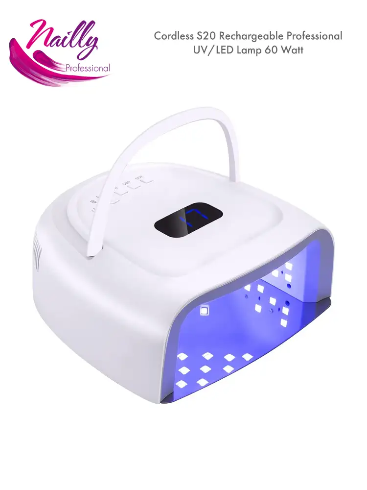 nailly professional best rechargeable uv led nail lamp 60watt 1 5