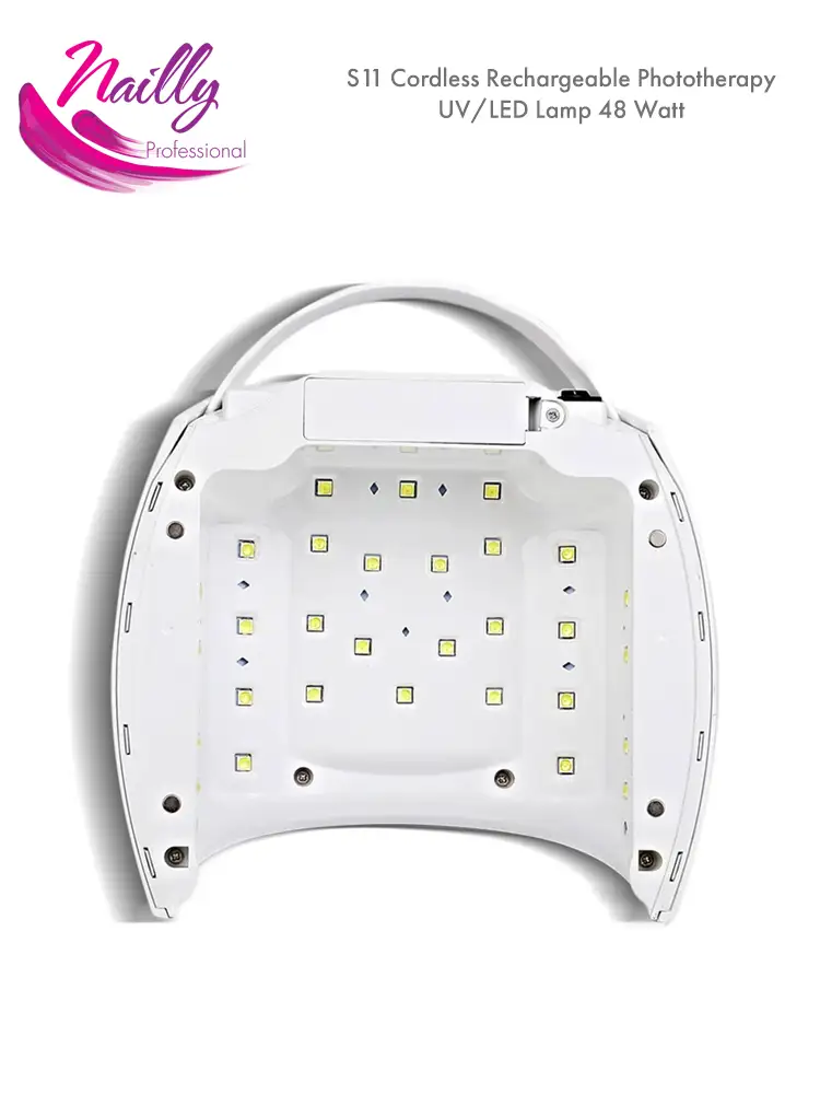 nailly professional s11 Rechargeable Professional UV LED Nail Lamp Cordless 1 4
