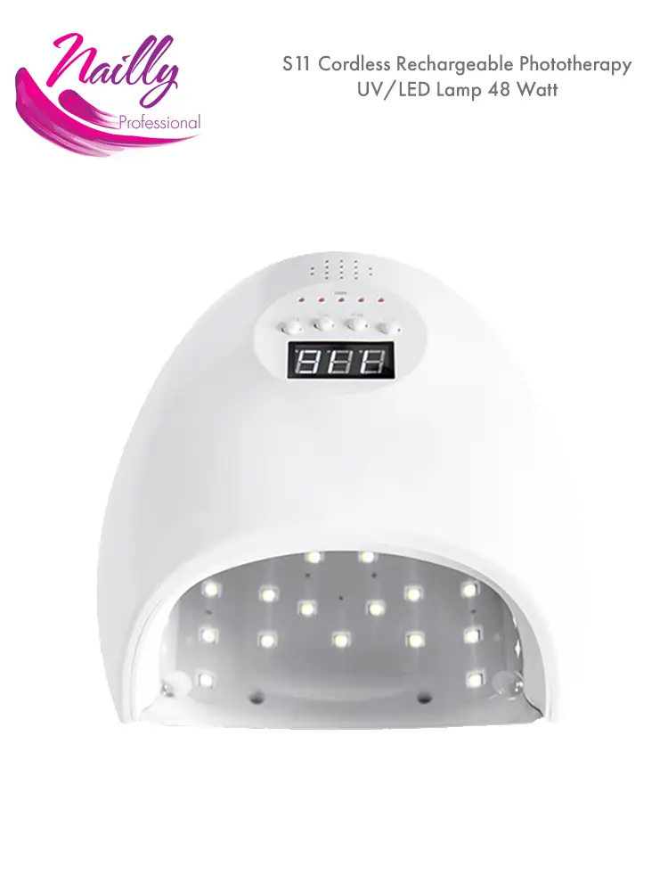 nailly professional s11 Rechargeable Professional UV LED Nail Lamp Cordless 1 6