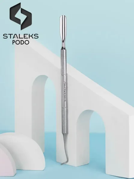 Staleks PRO Pedicure tool Podo 20 Curette & Rounded Pusher Type 1