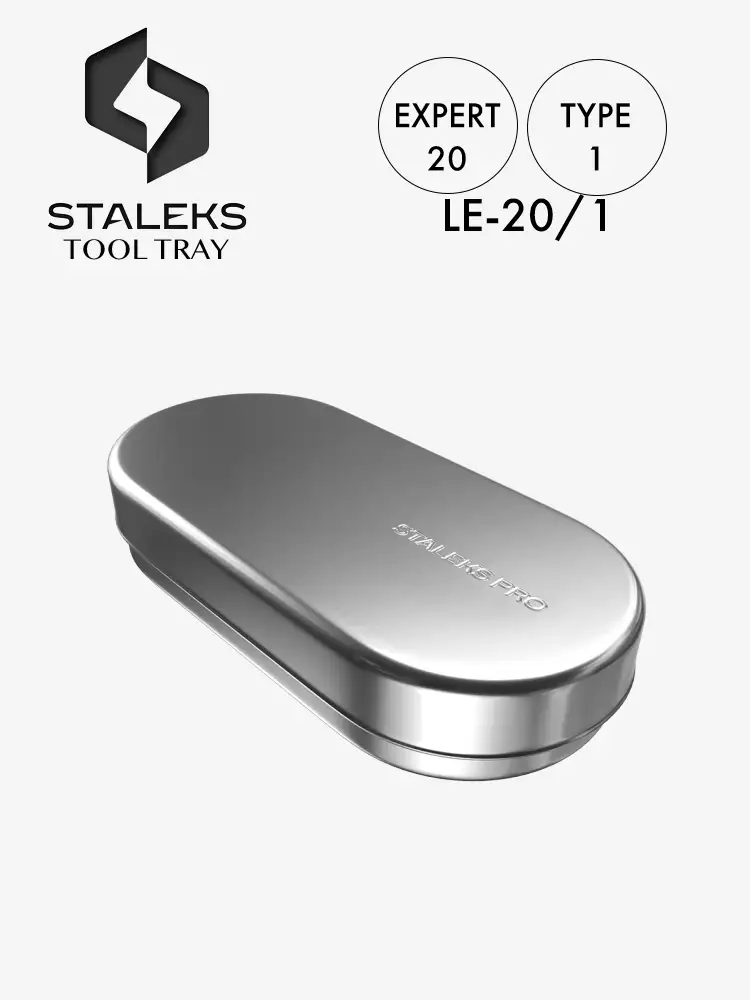 Staleks Drill Bits Tray Box with a Lid Expert 20 Type 1 8 staleks drill bits tray with a lid expert 20 type 1 1 1