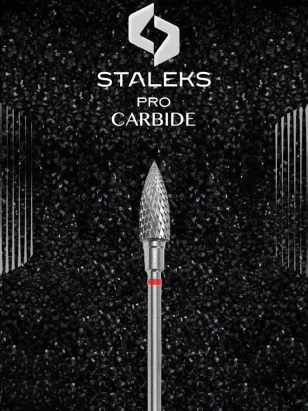 Staleks Nail Bits 16 Staleks PRO flame carbide nail bit head diameter 5mm working part 13.5mm FT10R050:13.5