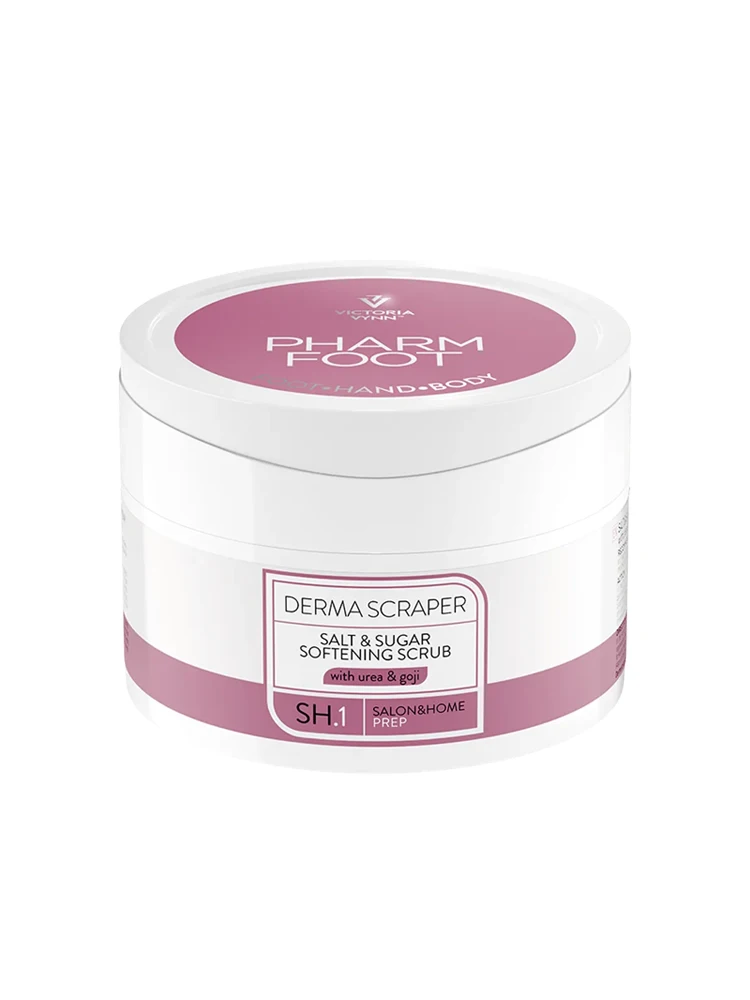 pharm foot derma scraper salt sugar softening scrub
