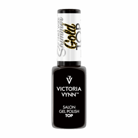 Victoria VYNN Gel Polish Top Coat No Wipe Gold