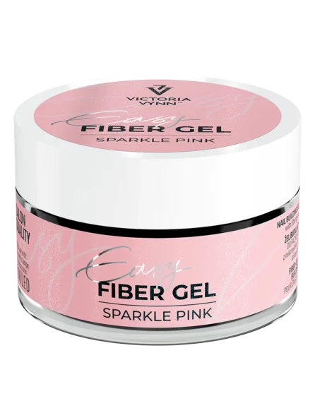 Victoria VYNN Easy Fiber Nail Gel Sparkle Pink 50ml Builder Gel with Fiber