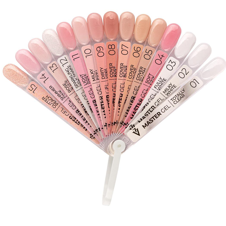 Master Gel Color Chart 01-15