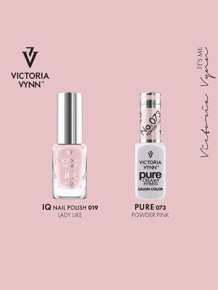 Victoria VYNN 2 Pack Pure Creamy Hybrid 073 + iQ Nail Polish 19 4 iq vegan nail polish 019 pure gel polish 073