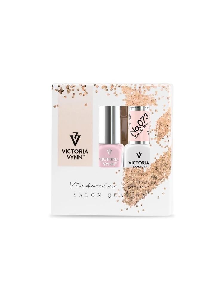 Victoria VYNN 2 Pack Pure Creamy Hybrid 073 + iQ Nail Polish 19 2 pure 073 iq 19