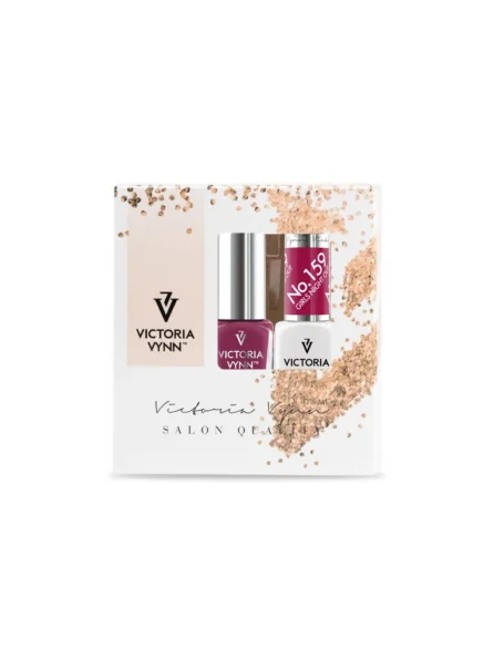 victoria vynn duo pack salon pure creamy hybrid polish 159+ iq nail polish 012