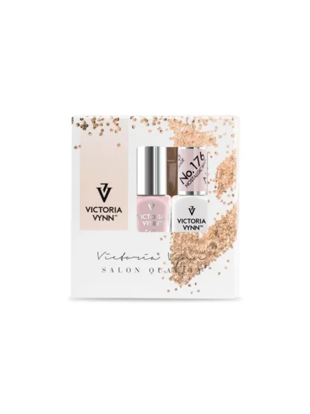 victoria vynn duo pack salon pure creamy hybrid polish 176+ iq nail polish 035