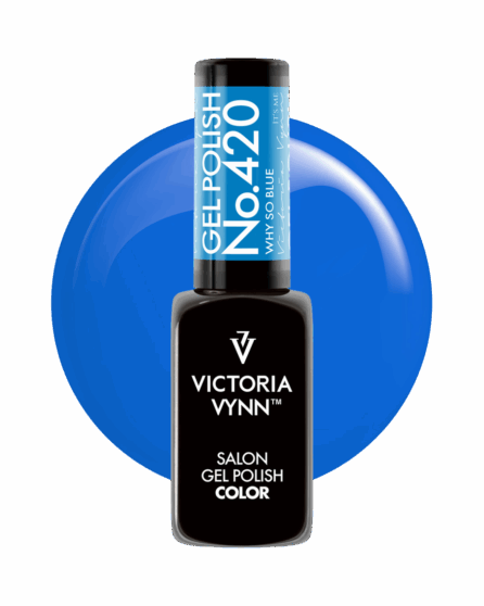 Victoria Vynn Gel Polish 420 why so blue 8ml,gel polish victoria vynn, salon gel polish
