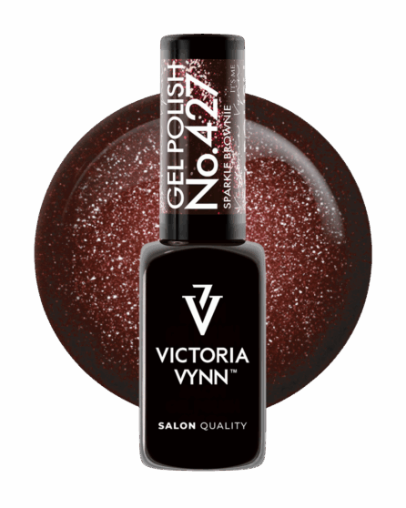 Victoria Vynn Gel Polish 427 sparkle brownie 8ml,gel polish victoria vynn, salon gel polish