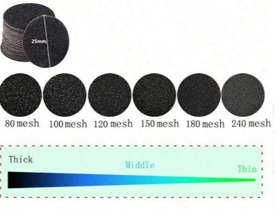 50pcs Sandpaper Discs #180 Grit 2 p2 2