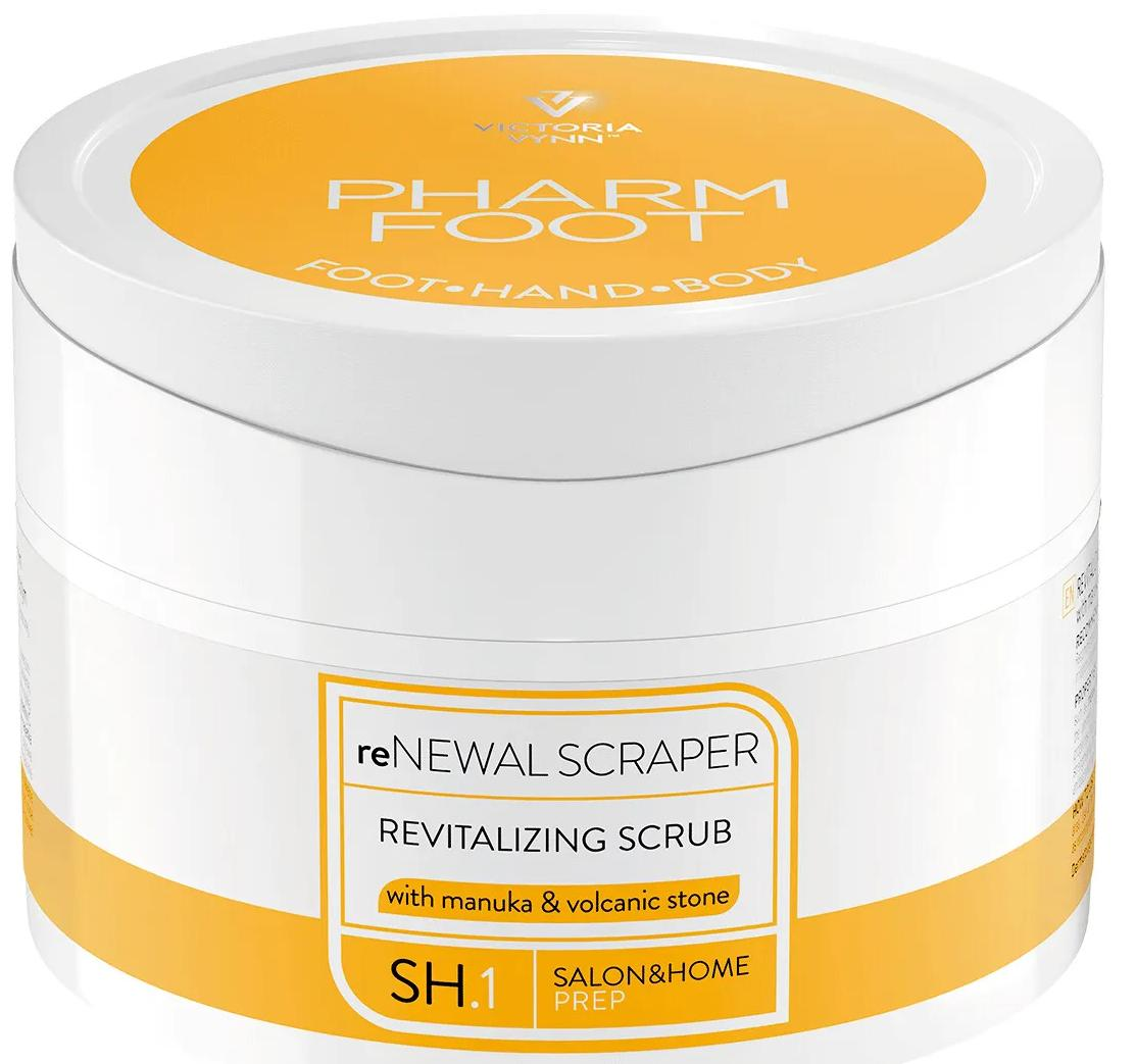 Pharm Foot Renewal Scraper - Revitalizing Scrub with Manuka 200g (SH) 2 renewal scraper 200 g