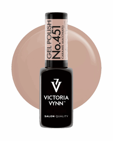 Victoria Vynn Gel Polish 451 caramel machiato 8ml,gel polish victoria vynn, salon gel polish