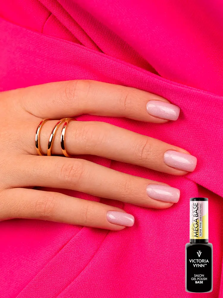 mega rubber base gel blink pink copy