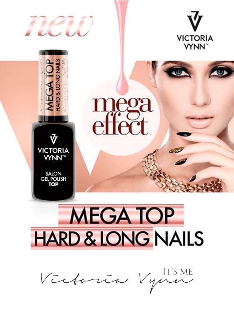 Salon Gel Polish Mega Top Coat (Rubber Top Coat) 4 rubber top coat