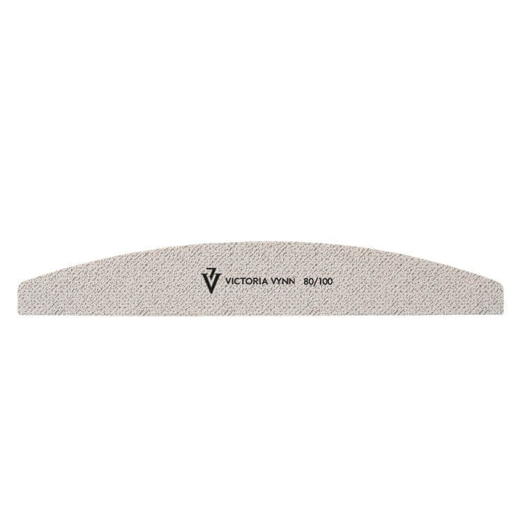 Victoria VYNN White crescent nail file 80/100 2 cresent 80 100 white