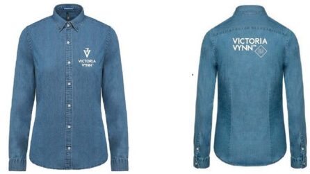 Victoria VYNN VV its me denim shirt - women S