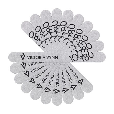 New Arrivals 7 Victoria VYNN White straight nail file 100/180, 10pcs