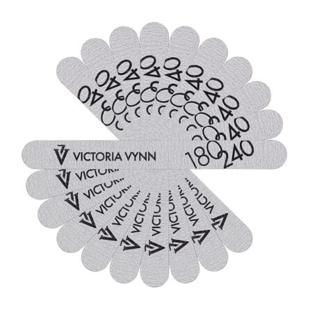 New Arrivals 6 Victoria VYNN White straight nail file 180/240, 10pcs