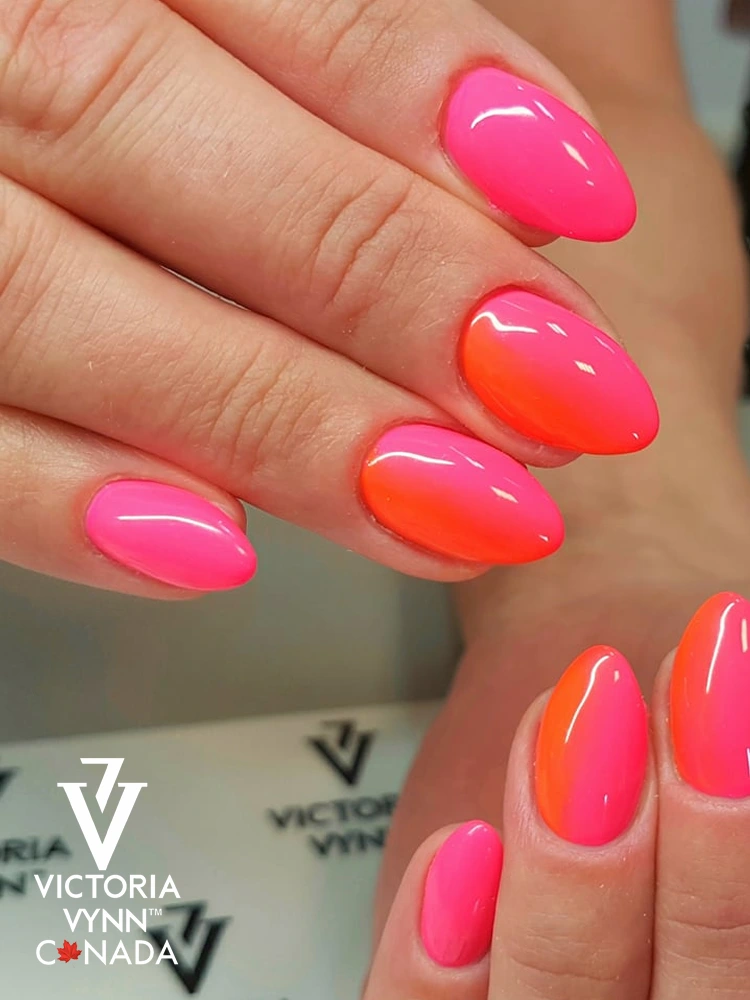 Pure Creamy Hybrid Gel Polish No. 077 Hot Shot 10 Best Bright Neon Pink Nails Victoria VYNN Pure Creamy Hybrid 077 Hot Shot 1 1