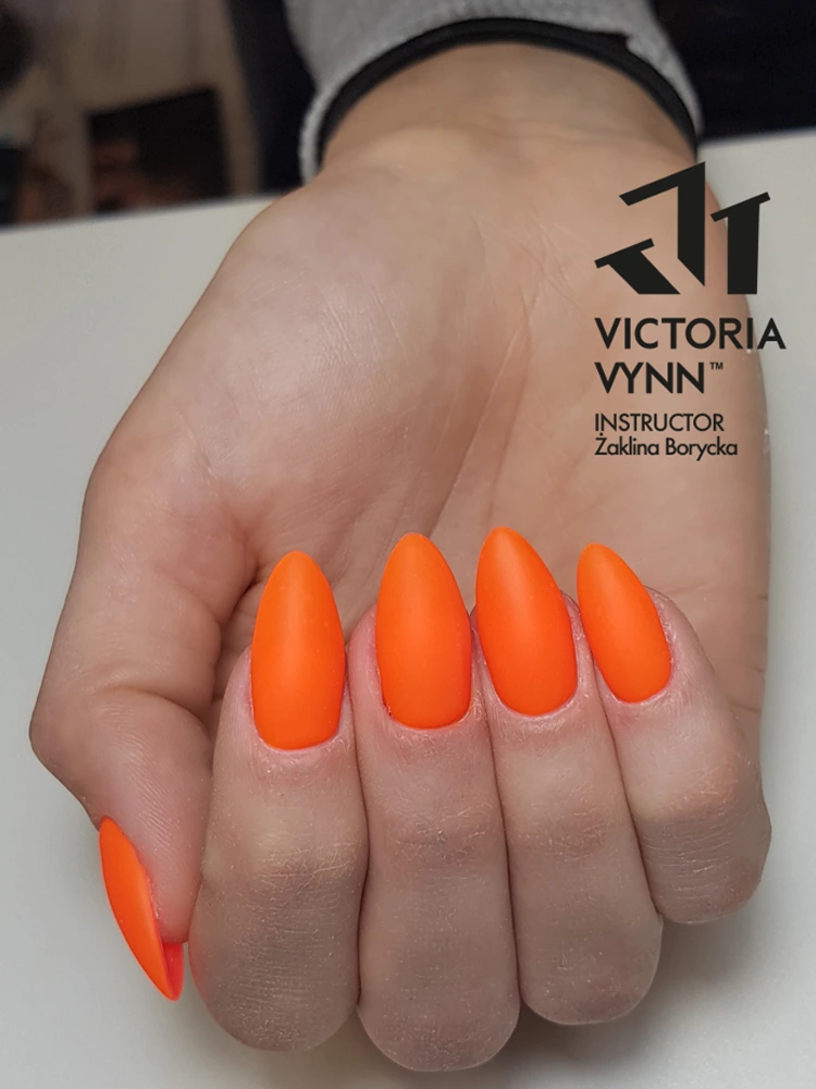 Pure Creamy Hybrid Gel Polish No. 075 Hot Orange 4 Best Burn Orange Nails Victoria VYNN Pure Creamy Hybrid 075 Hot Orange 1 1