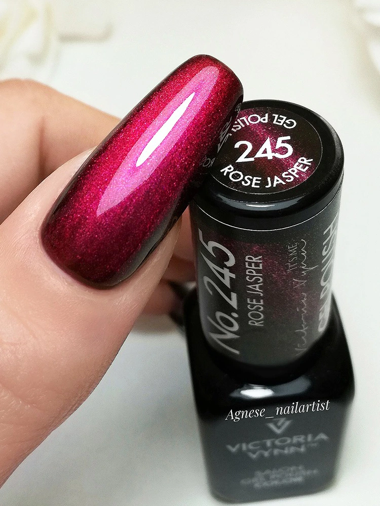 Best Cat Eye Gel Polish Canada Victoria VYNN Salon Gel Polish 245 Red Jasper 1 1