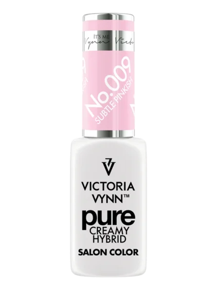 Best Creamy Pink Gel Nails Victoria VYNN Pure Creamy Hybrid 009 Subtle Pinkish