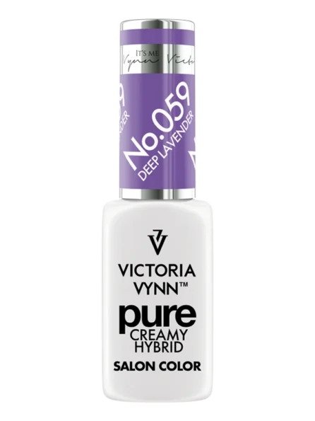 Best Deep Purple lavender nails Victoria VYNN Pure Creamy Hybrid 059 Deep Lavender