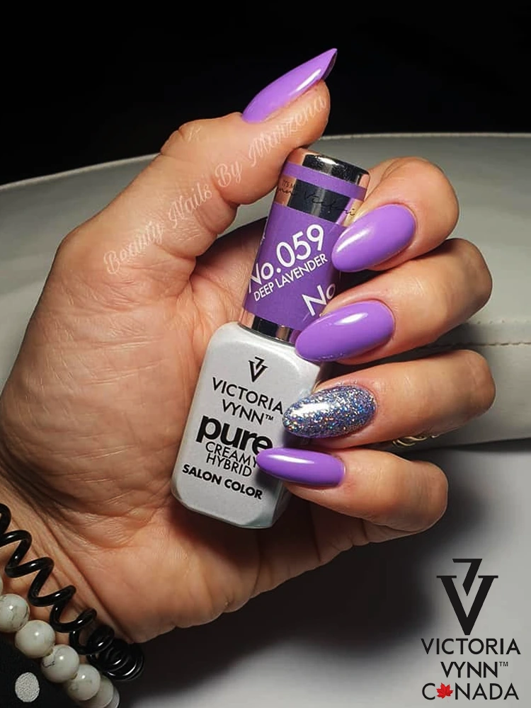 Best Deep Purple lavender nails Victoria VYNN Pure Creamy Hybrid 059 Deep Lavender 1 1