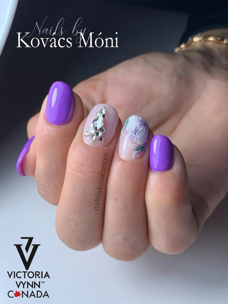 Best Deep Purple lavender nails Victoria VYNN Pure Creamy Hybrid 059 Deep Lavender 1 2