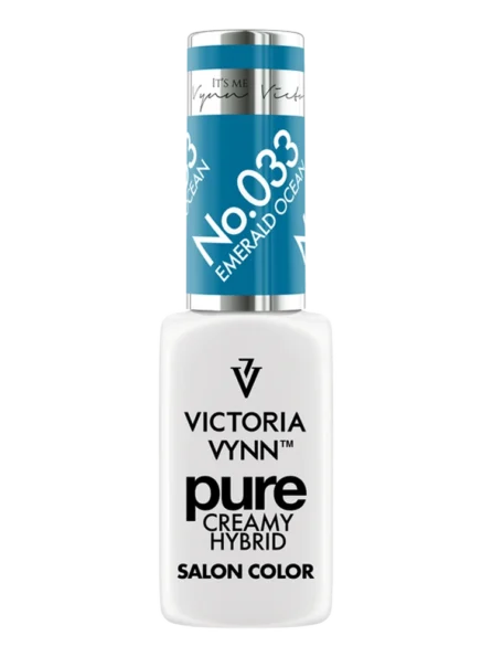 Best Diamond Blue Nails Victoria VYNN Pure Creany Hybrid 033 Emerald Ocean