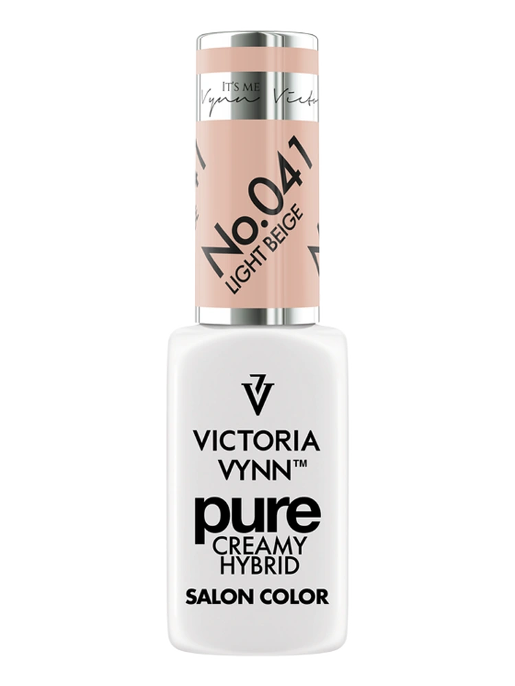 Best Light Beige Hybrid Gel Nail Polish Victoria VYNN 041