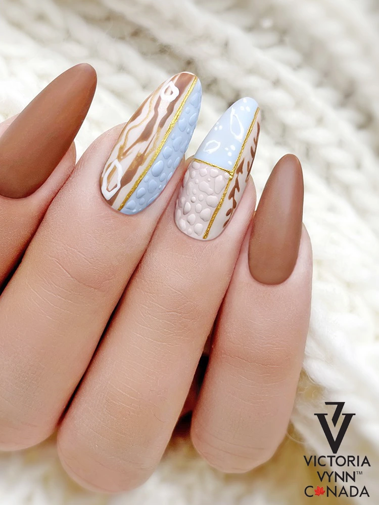 Pure Creamy Hybrid Gel Polish No. 044 Warm Brown 4 Best Light Brown Nails Victoria VYNN Pure Creamy Hybrid 044 Warm Brown