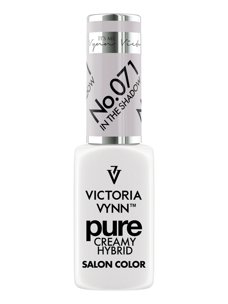 Best Light Grey Nails Victoria VYNN Pure Creamy Hybrid 071 in the shadow